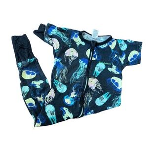 Bonds Kids Jellyfish Rashguard - Blue and Black